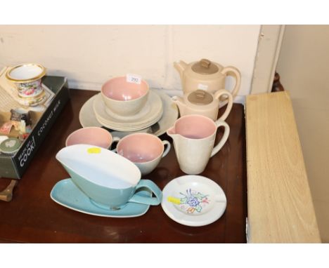 A quantity of Poole two tone teaware etc. 