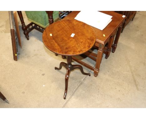 A 19th Century mahogany tripod table