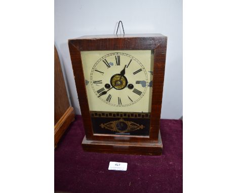 Mahogany Cased Mantel Clock (AF) 