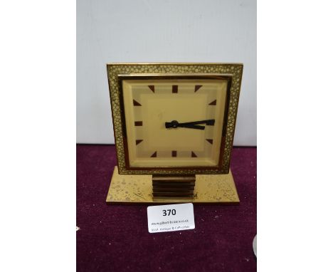 Retro Brass Mantel Clock 