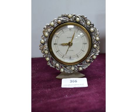 Dunhill Brass Alarm Clock 