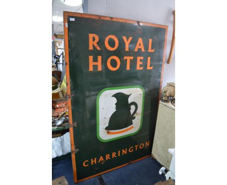 Large Enamel Pub Sign - The Royal Hotel 180x120cm 