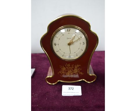 1950's Enameled Musical Alarm Clock 