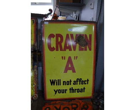 Craven "A" Enamel Advertising Sign (AF) 