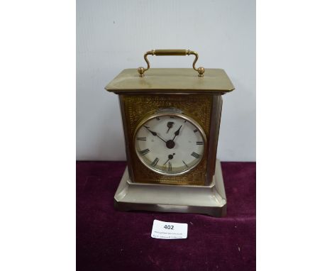 Silver Plated Carriage Clock 