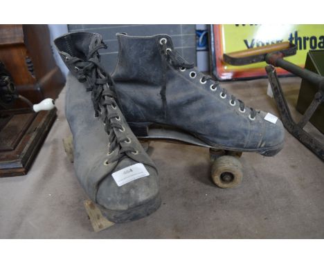 Pair of Vintage Roller Boots 