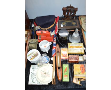 Collectibles; Flags, Pipes, Card Games, Harmonica, etc. 