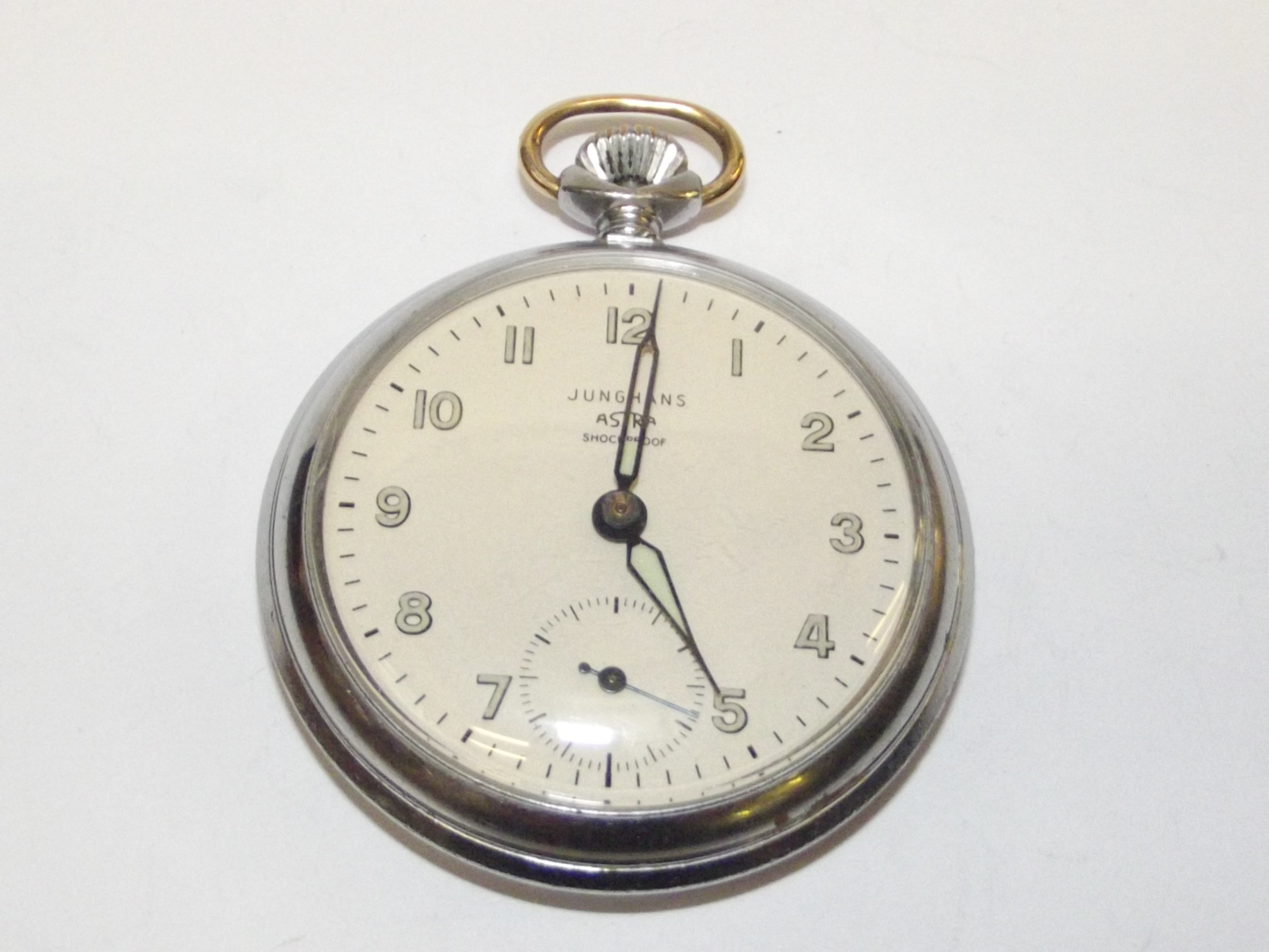 Junghans Astra shock proof pocket watch