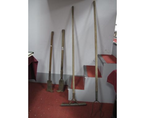 Four Vintage Agricultural Field Tools.