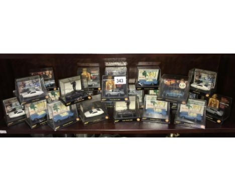 A quantity of Shell 007 James Bond Diecast model cars