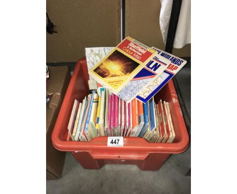 A quantity of ordnance survey and road maps