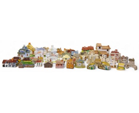 Coalport, Staffordshire, Lilliput Lane and other cottages, churches, pubs and historic buildings