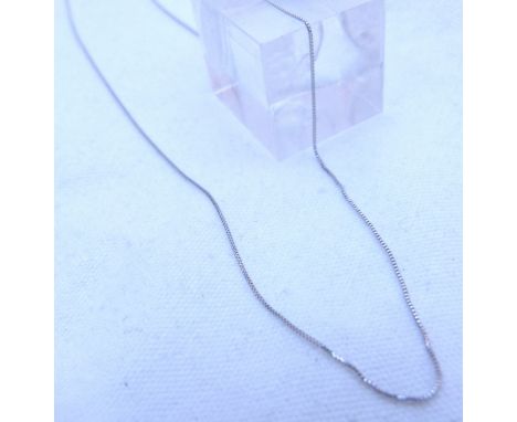 PLATINUM NECKLACE. Platinum 950 18" necklace, RRP £160 CONDITION REPORT: The weight of this item is 1.37g