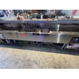 Glasstender 4-Compartment Model FSB-96-S, Stainless Steel Utility Sink, Drain Table and Sink (