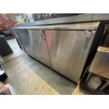Glastender 3-Door Self Contained Refrigerator; 7 ft. x 28 in. x 40 in.