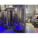 Letina St Patricks of Texas 4,000 Liter Cap. Model Z4000HV16 Stainless Steel Vertical Jacketed