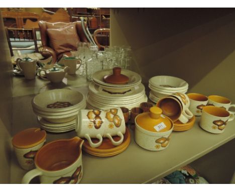 A selection of vintage dinnerware, Pallisy by Royal Worcester, heart and flower decoration 