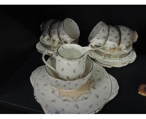 A part Grafton 'Corinth' tea service
