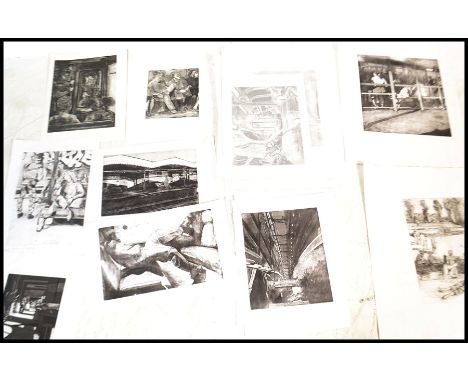 Jill Spanner - A large portfolio and collection of various works and sketches all pertaining to Jill Spanner in clear folio f