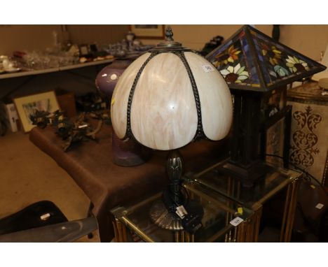 A Tiffany style table lamp