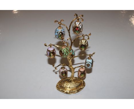 A Franklin Mint House of Fabergé "The Jewells of Spring" collector egg tree