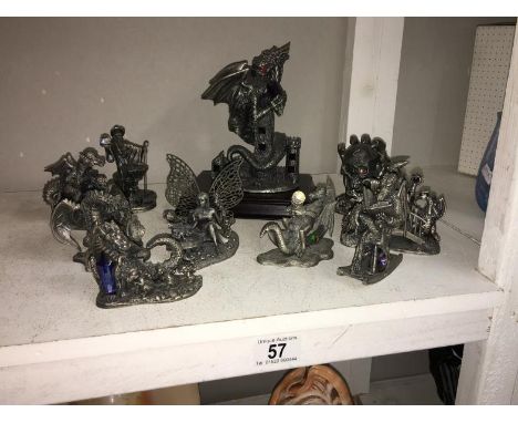 A collection of Myth & Magic figures