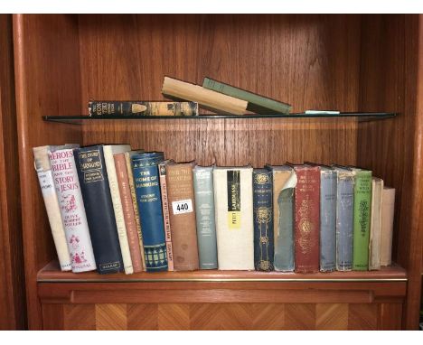 A shelf of books