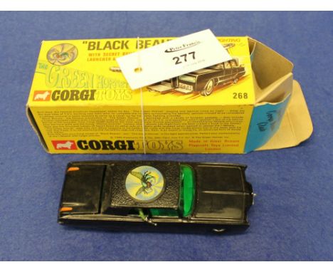 Corgi no.: 268 'The Green Hornet's Black Beauty', original box, with accessories. CONDITION REPORT: Has 'Peter' written on bo