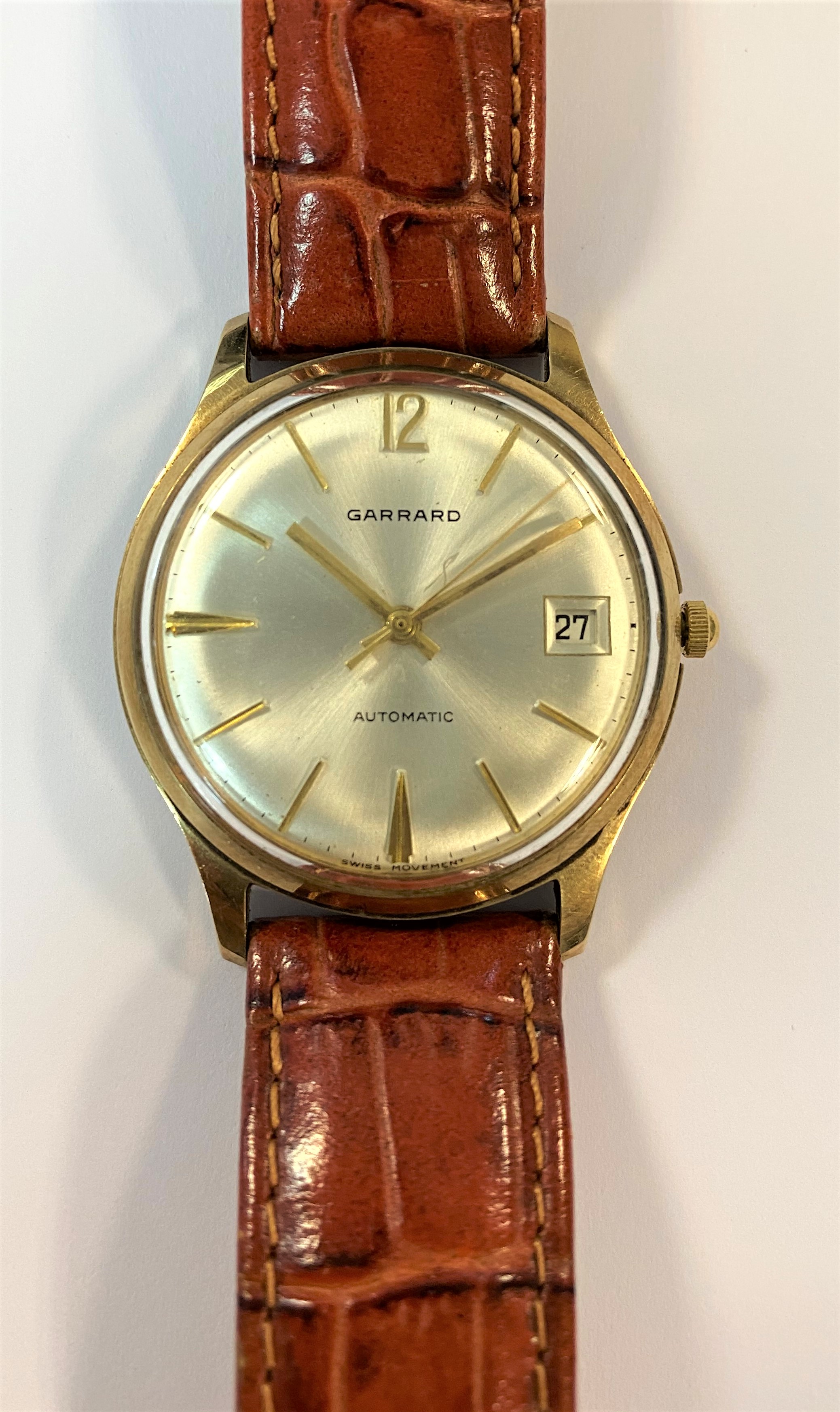 Garrard A gentleman's 9ct gold wristwatch, in Cheffins Fine Art