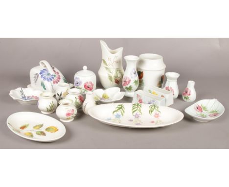 A quantity of Radford ceramics. Including vases, dishes, butter dish, etc.  