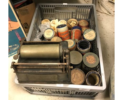 A collection of 51 polyphon rolls to include Edison Bell Gold Moulding, Edison Blue Amber Roll, Edison Bell, the Clarion Reco