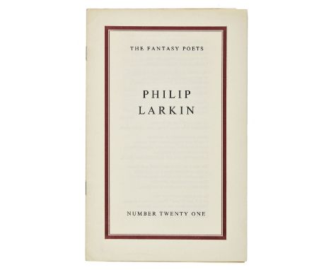 Fantasy Poets. 27 volumes, Swinford, Oxford: 1952-57, each 8pp., 1st few titles with some spotting at front and rear (affecti