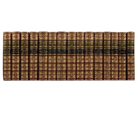 Shakespeare (William). The Plays and Poems ... edited by A. J. Valpy, 15 volumes, London: A. J. Valpy, 1832, half-title to ea