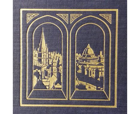 De Sélincourt (Hugh) . Oxford From Within, 1st edition, 1910, 12 colour &amp; 8 sepia illustrations, period inscription to fr