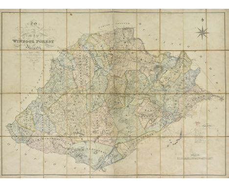 Windsor Forest. Walter (H.), To the Kings most Excellent Majesty This Map of Windsor Forest and its Vicinity from actual surv