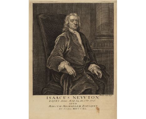 Newton (Isaac). Optice : sive de Refexionibus , Refractionibus, Inflexionibus et Coloribus Lucis, Linbri Tres..., Equite Aura