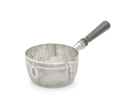 A French silver panwith first standard Minerva head mark, lozenge maker's mark, late 19th centuryCircular with engine-turned 