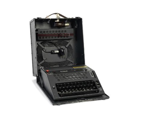 A NEMA TD 193 Cipher Machine, Swiss, mid-20th century,the 10-wheel cipher machine used by the Swiss Army and Diplomatic Corp,