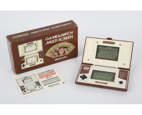 Nintendo Game & Watch Donkey Kong II [JR-55] handheld console from 1983 (complete and boxed) Item is tested as working (22/04