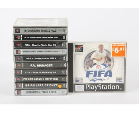 PlayStation 1 (PS1) Sports bundle (PAL) Games include: International Superstar Soccer Pro [Platinum], International Track & F