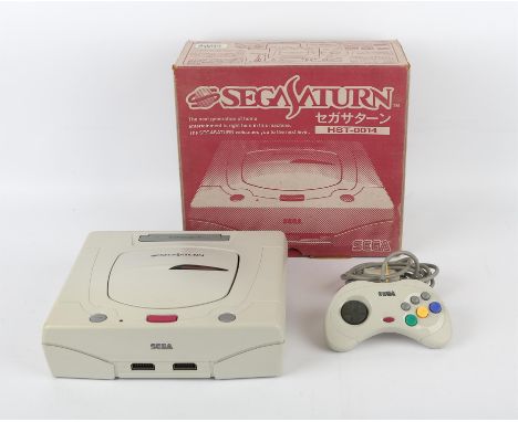 Sega Saturn boxed console HST-0014 (NTSC-J) Console is complete, boxed, untested and in excellent condition 