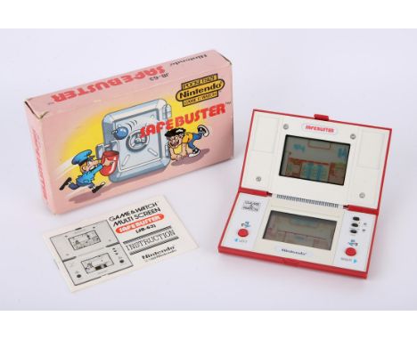 Nintendo Game & Watch Safebuster [JB-63] handheld console from 1988 (complete and boxed) Item is tested as working (22/04/24)