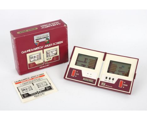 Nintendo Game & Watch Mario Bros. Multi Screen [MW-56] handheld console from 1983 (complete and boxed) Item is tested as work