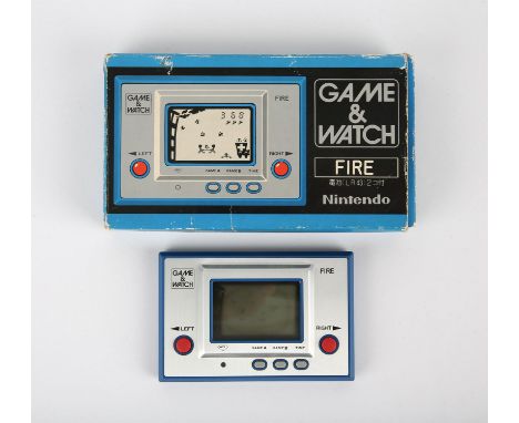 Nintendo Game & Watch Fire [RC-04] handheld console from 1980 (complete and boxed) Item is tested as working (22/04/24) and c