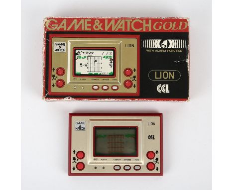 Nintendo Game & Watch Gold Lion [LN-08] handheld console from 1981 (complete and boxed) Item is tested as working (22/04/24) 