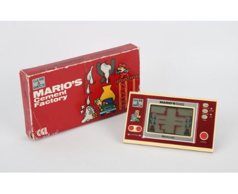 Nintendo Game & Watch Mario's Cement Factory [ML-102] handheld console from 1983 (complete and boxed) Item is tested as worki