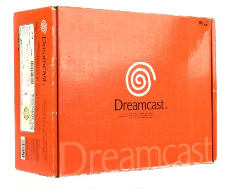 Japanese Sega Dreamcast console, complete and boxed (NTSC-J) Console comes with 1 controller, 1 blue VMU and is untested Cond
