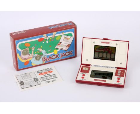 Nintendo Game & Watch BlackJack [BJ-60] handheld console from 1985 (complete and boxed) Item is tested as working (22/04/24) 