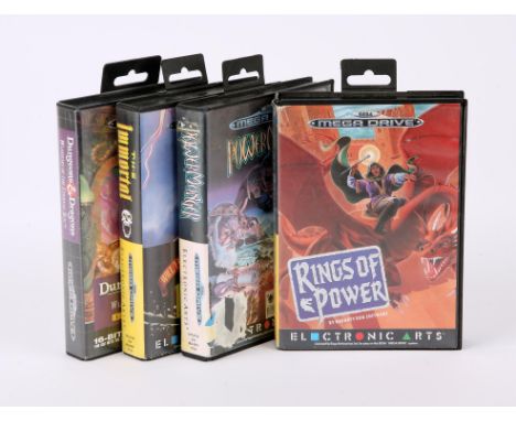 Sega Mega Drive Fantasy/RPG bundle (PAL) Games include: Dungeons & Dragons: Warriors of the Eternal Sun, Rings of Power, The 