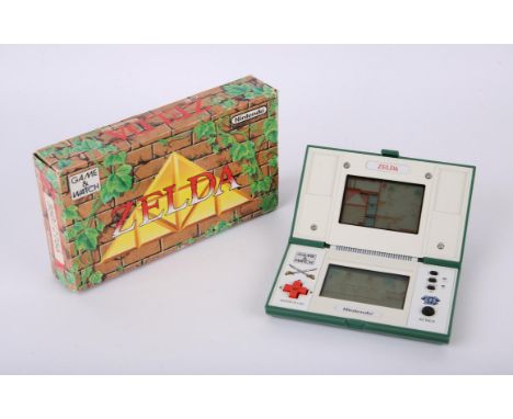 Nintendo Game & Watch Zelda [ZL-65] handheld console from 1989 (complete and boxed). Item is tested as working (22/04/24) and